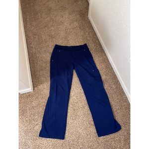 Blue scrub pants